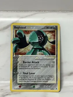 Registeel Gold Star 2006 EX Legend Maker 92/92 Holo Pokemon Card FAST SHIPPING - Image 1