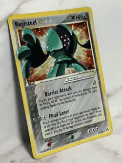 Registeel Gold Star 2006 EX Legend Maker 92/92 Holo Pokemon Card FAST SHIPPING - Image 3