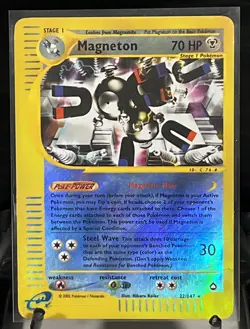 Pokemon E-Card Magneton 022/147 Aquapolis Reverse Holo - Image 1