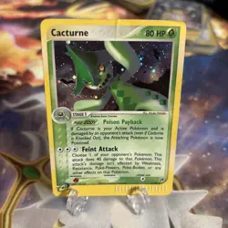Cacturne - 2/100 - Pokemon Ex Sandstorm Holo Card MP - Image 1