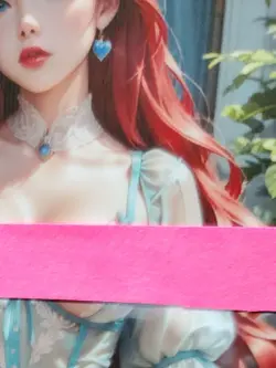1/1 Only 1 Made Ariel Little Mermaid Disney Topless Spicy Lonestar Customs Card - Image 3