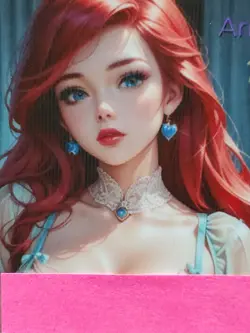 1/1 Only 1 Made Ariel Little Mermaid Disney Topless Spicy Lonestar Customs Card - Image 5