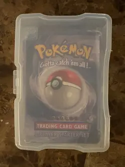 Rare Vintage 1999 POKEMON CARD BASE SET 2 PLAYER STARTER DECK FACTORY SEALED! 742818060578 - Image 2