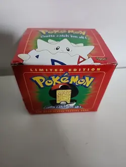 Pokemon 23k Gold Plated Togepi Trading Card 1999 Burger King Pokeball SEALED - Image 1