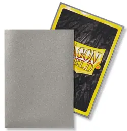 60 DRAGON SHIELD JAPANESE SILVER MATTE Card Sleeve Deck Protector Small AT-11108 - Image 2