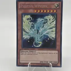 Yu-Gi-Oh TCG Photon Wyvern PCR1-EN015 1st Edition Secret Rare Card NM - Image 1