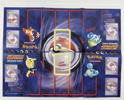 Vintage Nintendo Power Magazine Pokemon Trading Card Game Play-Mat Poster 1999 - Image 1