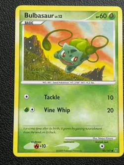 POKEMON BULBASAUR LV.13 #93/147 COMMON NM SUPREME VICTORS CARD - Image 1