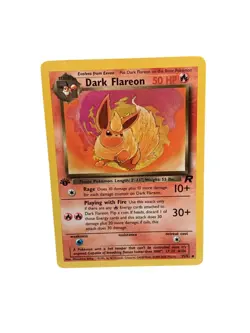 1st Edition Dark Flareon 35/82 Team Rocket 1999 Vintage WoTC Pokemon TCG Card - Image 1