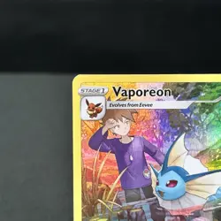Pokemon TCG Card Vaporeon TG02 Ultra Rare Brilliant Stars Trainer Gallery - E-7 - Image 4