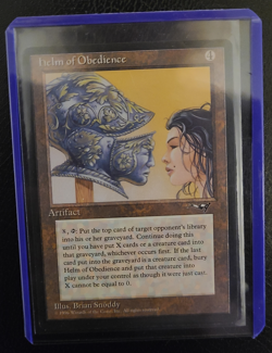 MTG Helm of Obedience (Lightly Played) Alliances 1996 - Rare - (LP) - Image 3