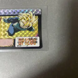 Dragon Ball Trunks Holo Card Collectible Used - Image 3