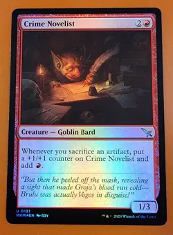 1x Crime Novelist | FOIL | Murders at Karlov Manor | MTG Magic Cards - Image 1