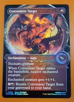 1x Convenient Target | FOIL Showcase | Murders at Karlov Manor | MTG Magic Cards - Image 1