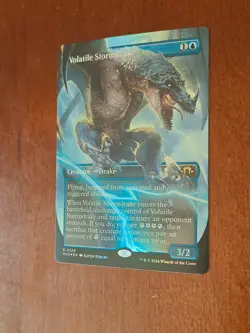 MTG - Modern Horizons 3 - Volatile Stormdrake R 0329 Borderless Foil - NM - Image 2