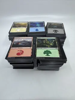 1000 Basic Lands Bulk Lot, 200 of Plains Island Swamp Mountain Forest, Magic MTG - Image 2