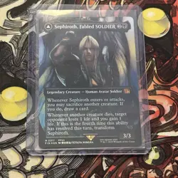 Sephiroth, Fabled Soldier Borderless Foil, MTG Single, FIN 0317 Mythic Near Mint - Image 3