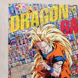 Dragon Ball Carddass Jumbo Card Poster Rare Spring 1995 Transformers Perks - Image 2