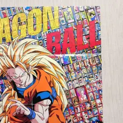 Dragon Ball Carddass Jumbo Card Poster Rare Spring 1995 Transformers Perks - Image 3