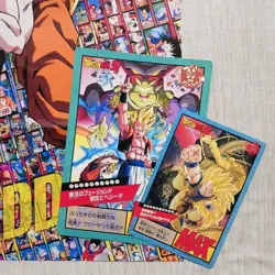 Dragon Ball Carddass Jumbo Card Poster Rare Spring 1995 Transformers Perks - Image 5