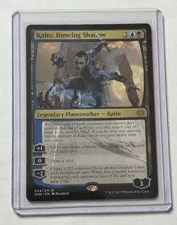 Kaito, Dancing Shadow 204/271 Phyrexia: All Will Be One Rare Planeswalker MTG NM - Image 1