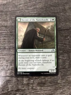 MTG 1x Hermit of the Natterknolls x1 LP Shadows over Innistrad - Image 1