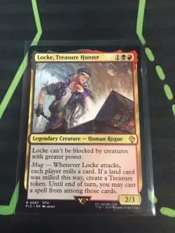 MTG Magic The Gathering Locke, Treasure Hunter FIC Rare Final Fantasy Rakdos - Image 1