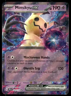 Pokemon TCG SV09: Journey Together #069/159 Mimikyu EX NM - Image 1