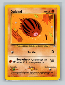 Pokemon TCG - Quiekel - SWINUB - 57/64 - Neo Revelation - German - NM/LP - Image 1
