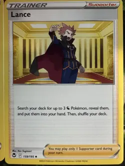 4x Lance 159/195 Silver Tempest Pokemon TCG playset NM/M - Image 2