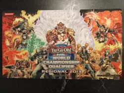Yugioh Official Brotherhood of the Fire Fist 2013 Regional Playmat - Image 1