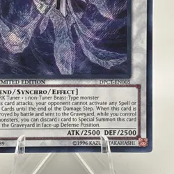 Yugioh Frozen Fitzgerald DPCT-EN005 Secret Rare Limited Edition NM - Image 5