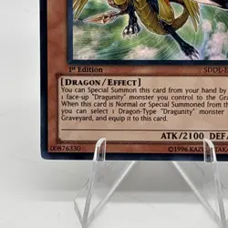 Yugioh Dragunity Arma Mystletainn SDDL-EN002 Super Rare 1st Ed LP - Image 4