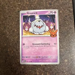 2023 Pokemon: The Card Game - #104/198 'Greavard' - Trick Or Trade Edition - Image 1