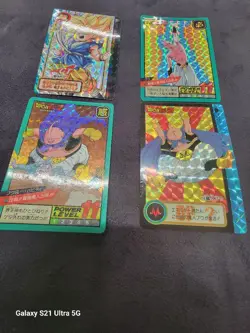 Dragon Ball Super Battle Carddass Card Set of 4 Used - Image 2
