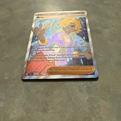 Pokemon TCG Briar Full Art Trainer Stellar Crown Ultra Rare Card 163/142 - Image 2
