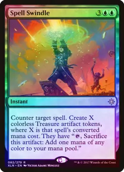 Spell Swindle FOIL Ixalan NM Blue Rare MAGIC THE GATHERING MTG CARD ABUGames - Image 1