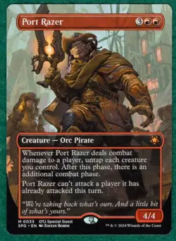 Port Razer (Borderless) - OTJ Special Guests SPG #0033 - Magic MTG Card - Image 1