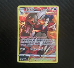 HOUNDOOM TG10/TG30, HOLO, SINGLE STRIKE, FULL ART, POKEMON CARD (NM) - Image 1