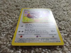 Off Center Eevee Pokemon Card TCG 1999 Jungle Unlimited Vintage 51/64 Sleeve NM - Image 2