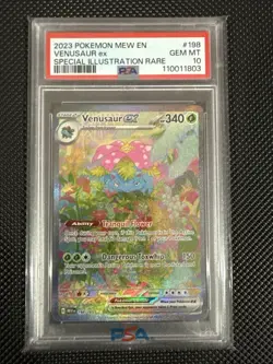 Pokemon TCG Venusaur EX Special Illustration Rare Card 198/165 PSA 10 - Image 1