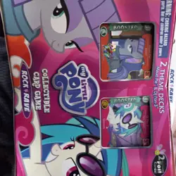 My Little Pony Rock N Rave Card Game Starter Set 2 pks, 2014 Hasboro. SEALED - Image 1