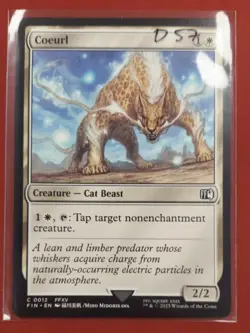 Coeurl - Final Fantasy #0012 MTG Magic The Gathering - Image 1