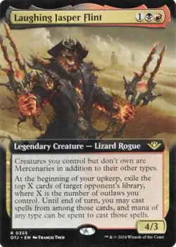 Laughing Jasper Flint - #355 (Extended Art) Outlaws Thunder Junction - Mtg NM - Image 1