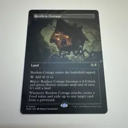Restless Cottage (Borderless) 304 Near Mint MTG Wilds of Eldraine Magic - Image 1