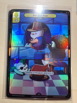 *** FOIL Not Your Keys *** Pudgy Penguins Vibes Card TCG - Image 1