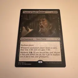 Curse of Fool's Wisdom C19 #016 Regular Rare NM MTG Magic The Gathering - Image 1
