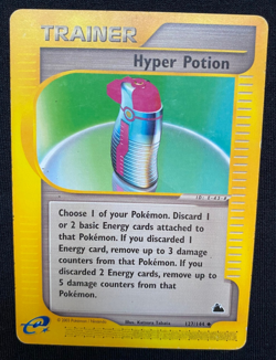 Hyper Potion 127/144 Pokemon Card Skyridge Uncommon WOTC (MP) - Image 1