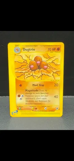 Pokemon TCG - Dugtrio 🌭 44/165 Expedition Non Holo Rare WOTC Card E Series - Image 1