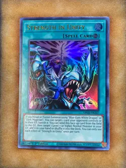 Yugioh Strength in Unity MP20-EN247 Ultra Rare 1st Ed LP - Image 1